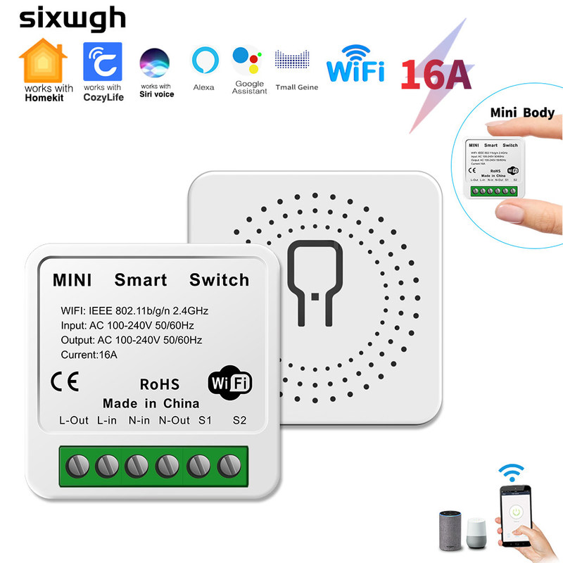 DIY Homekit Smart Switch MINI Smart Home Modifier Tuya Zigbee Αναμεταχειριστική μονάδα υποστήριξης τηλεχειριστή και φωνητικού ελέγχου εύκολη εγκατάσταση