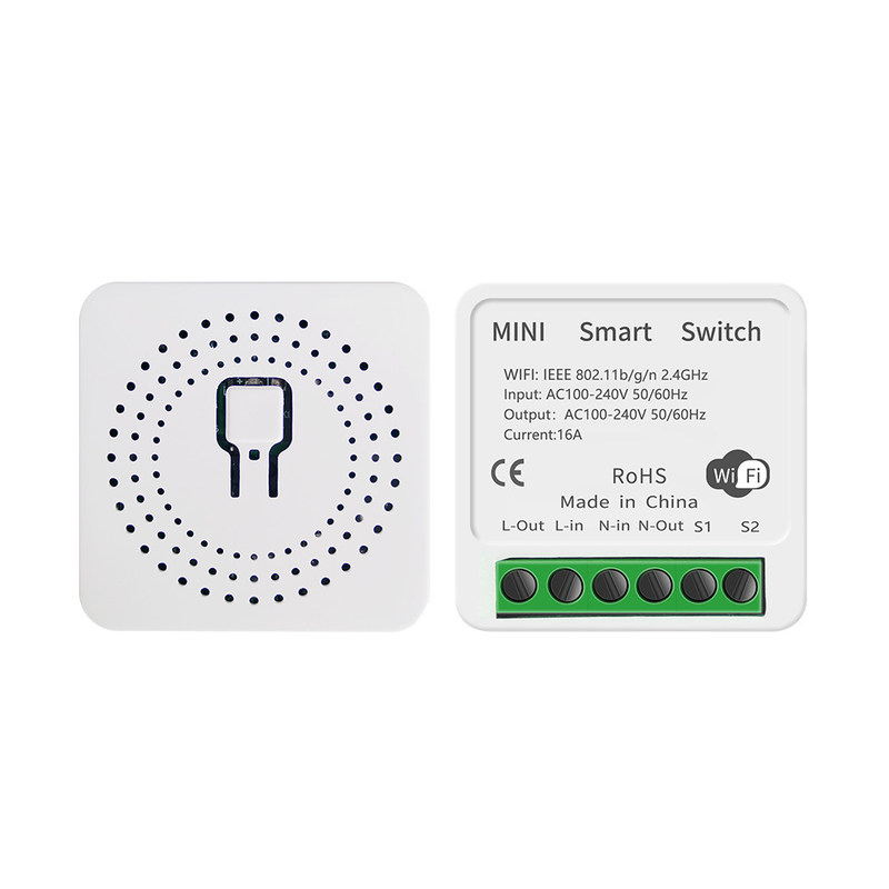 Tuya Alexa Χρονοδιακόπτης Smart Switch 10A Αναμεταχειριστική μονάδα Εργασία Απομακρυσμένο Smart Switch υποστήριξη Google Alexa φωνητικό έλεγχο εύκολη εγκατάσταση