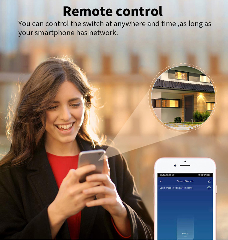 Tuya Alexa Χρονοδιακόπτης Smart Switch 10A Αναμεταχειριστική μονάδα Εργασία Απομακρυσμένο Smart Switch υποστήριξη Google Alexa φωνητικό έλεγχο εύκολη εγκατάσταση