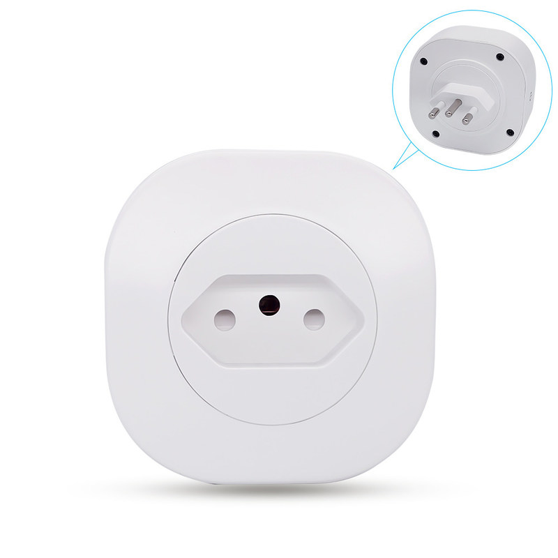 Tuya WIFI έξυπνη υποδοχών δύναμης εξόδου υποδοχή 16A 220V 127V 50Hz πατωμάτων της Βραζιλίας τυποποιημένη έξυπνη