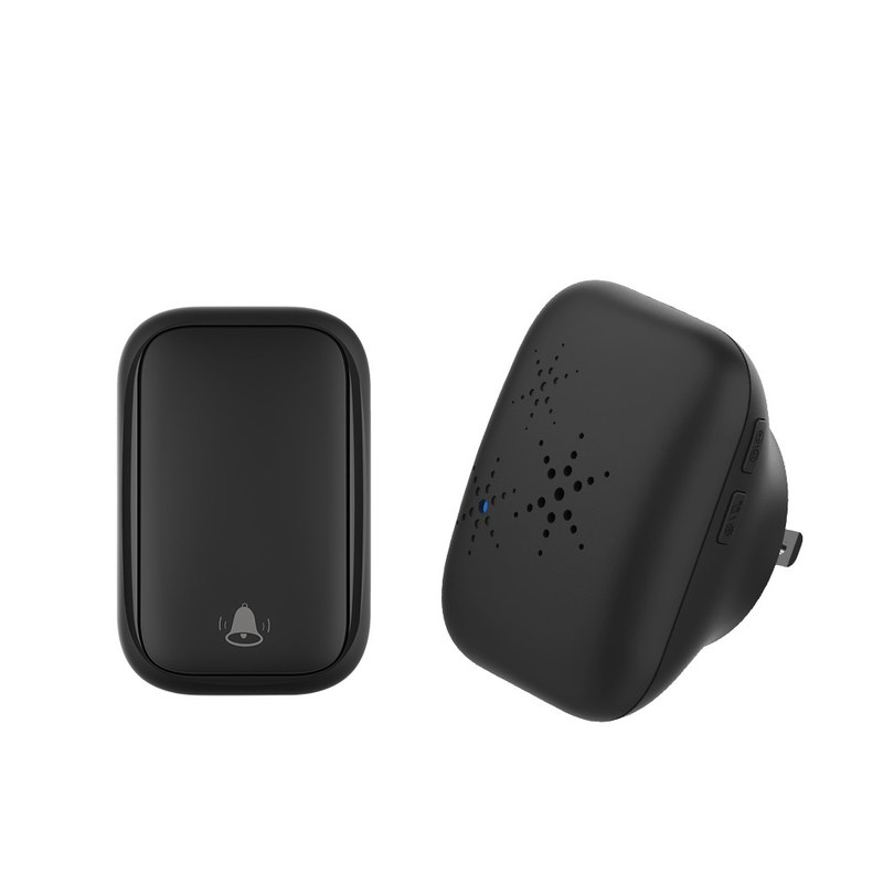 Ασύρματη ΕΕ UK Doorbell ΗΠΑ δαχτυλιδιών κλήσης υπαίθρια καμία καλωδίωση μόνη - τροφοδοτημένο αδιάβροχο Doorbell 300M