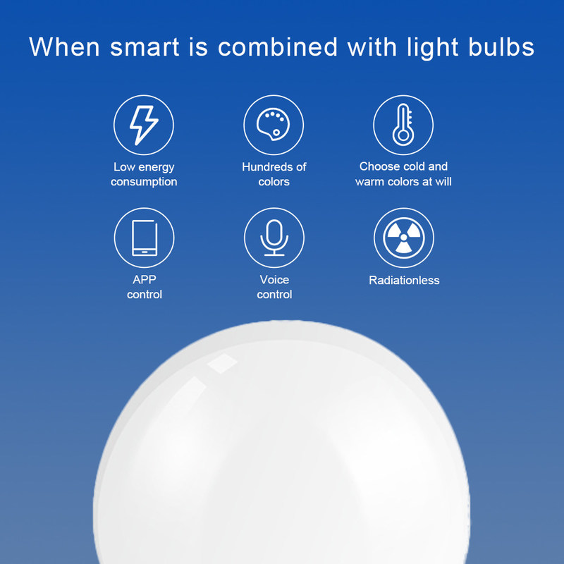 Οικιακά γκράφιτι Bluetooth RGB 	Φως διακοσμήσεων ατμόσφαιρας βολβών βολβών 9W των οδηγήσεων Wifi
