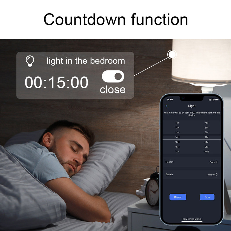 Οικιακά γκράφιτι Bluetooth RGB 	Φως διακοσμήσεων ατμόσφαιρας βολβών βολβών 9W των οδηγήσεων Wifi