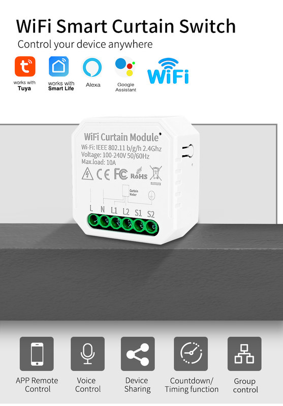 wifi έξυπνοι διακόπτες Απομακρυσμένο & φωνητικό έλεγχο με προγραμματισμό και αυτοματοποίηση, παρακολούθηση ενέργειας, εύκολη εγκατάσταση και ρύθμιση
