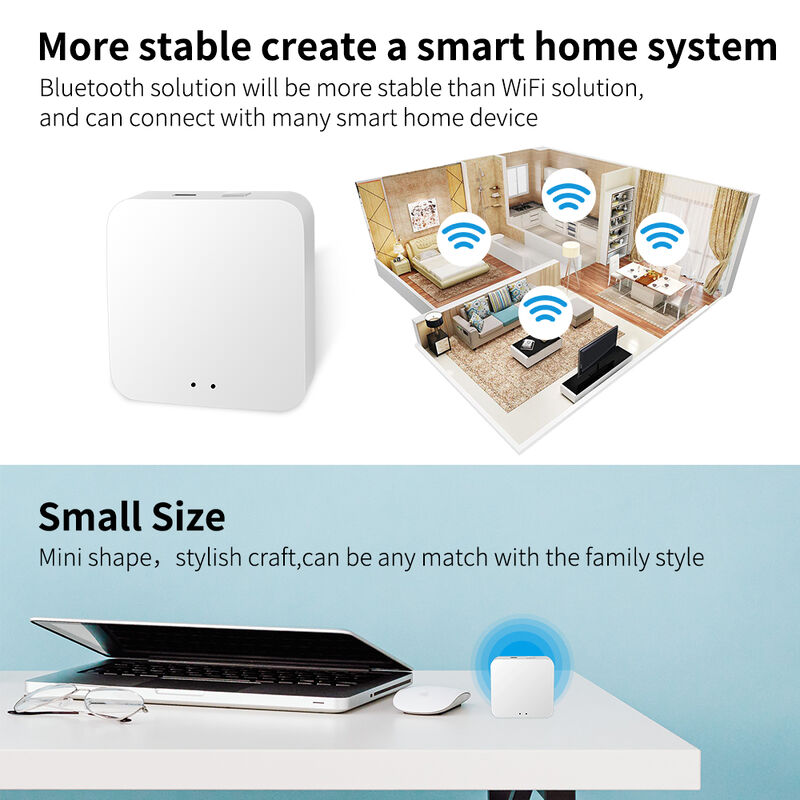 SIXWHG Tuya Smart Life Alexa Έξυπνος κόμβος οικιακού δικτύου Gateway Πολυλειτουργικός Έλεγχος νοημοσύνης ολόκληρου του σπιτιού για συσκευές Bluetooth Zigbee