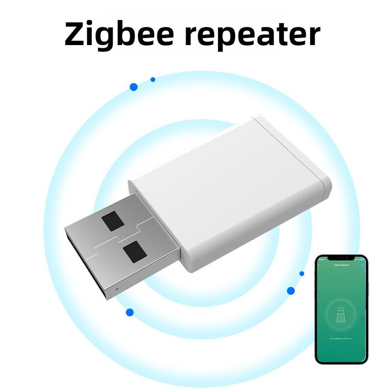 SIXWGH Tuya Zigbee 3.0 USB Επαναλήπτης / Ενισχυτής Σήματος Plug Play Επεκτατής Εμβέλειας Έξυπνο Σπίτι 30μ Κάλυψη Λειτουργεί με Alexa/Google App