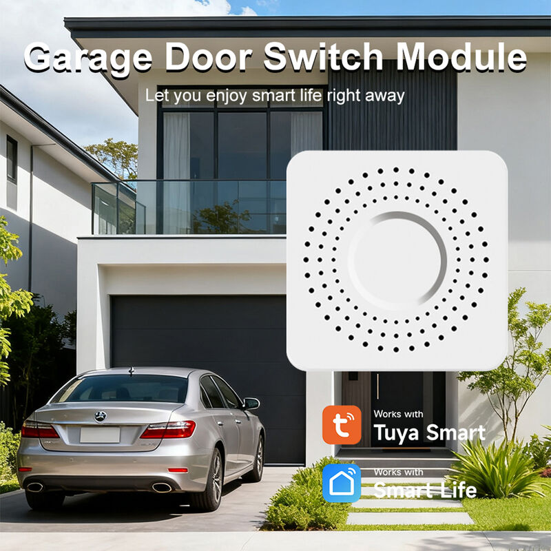 SIXWGH WiFi Zigbee Ανοίκτης πόρτας γκαράζ έξυπνη μονάδα διακόπτη Tuya έξυπνη εφαρμογή ζωής συμβατό τηλεχειριστήριο χρονοδιακόπτης πρόγραμμα λειτουργεί