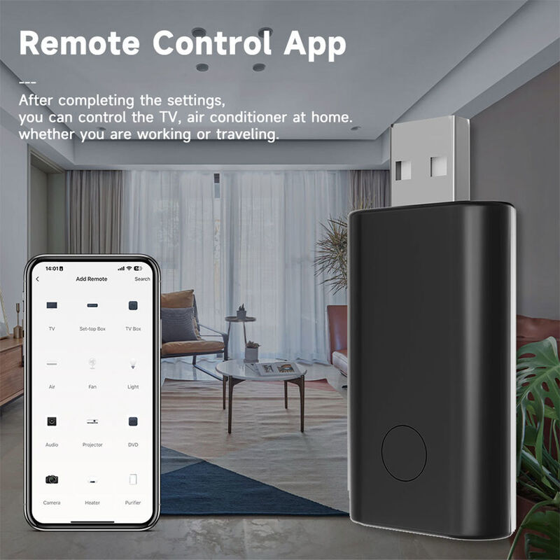 SIXWGH Universal IR WiFi Remote Control με έλεγχο εφαρμογής Alexa/Google Home Tuya OS Περιστρεφόμενος Σχεδιασμός για Ξενοδοχείο RV Smart Home Hub