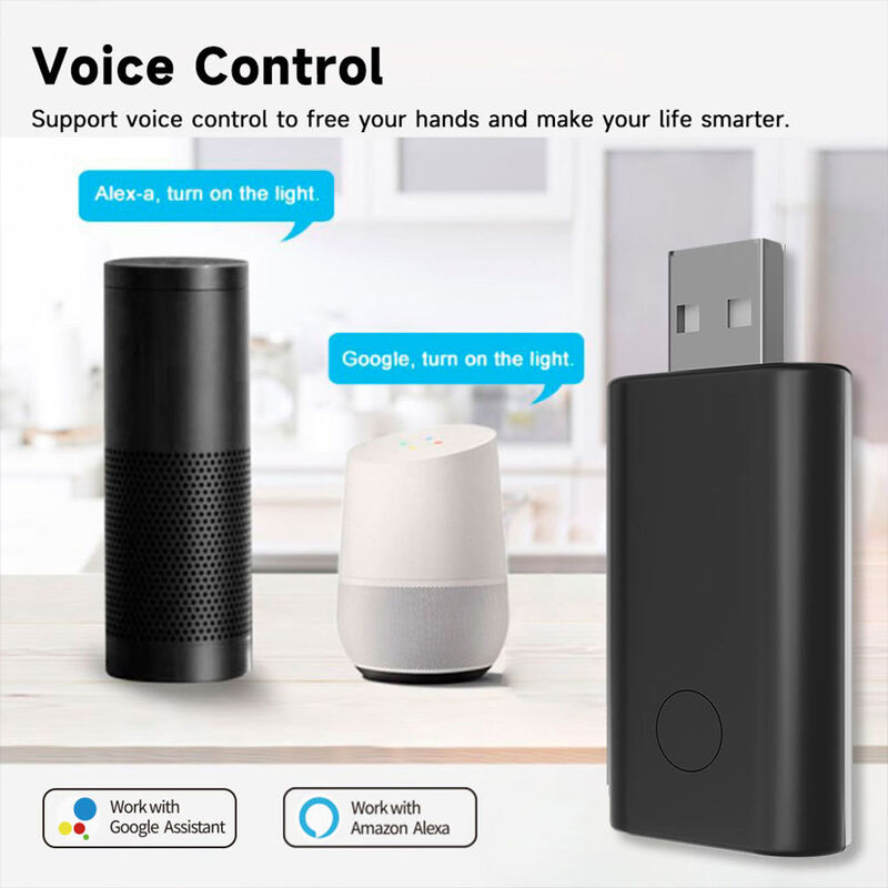 SIXWGH Universal IR WiFi Remote Control με έλεγχο εφαρμογής Alexa/Google Home Tuya OS Περιστρεφόμενος Σχεδιασμός για Ξενοδοχείο RV Smart Home Hub