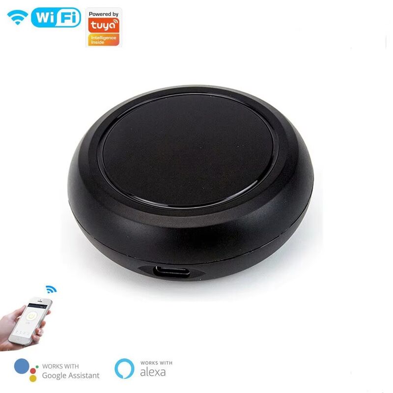 SIXWGH Smart WiFi IR RF Universal Remote Control All-in-One Hub για TV AC Φωτισμό Κουρτίνας Λειτουργεί με AlexaGoogle Home VoiceControl