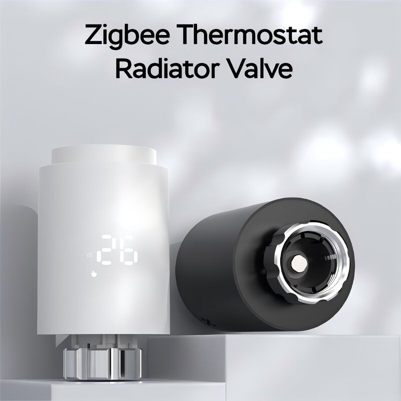 SIXWGH Zigbee 3.0 Έξυπνη Θερμοστατική Βαλβίδα Καλοριφέρ (TRV) Alexa/Google Assistant Tuya App 7-Ημερών Προγραμματιζόμενη Ασύρματη Θέρμανση