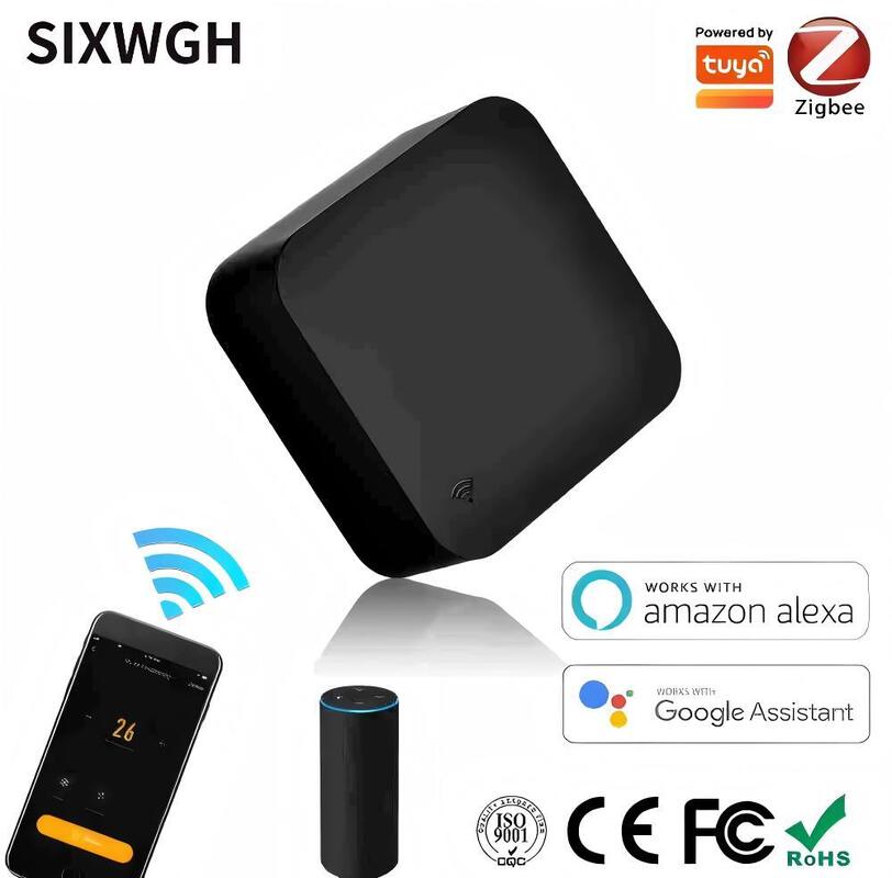 SIXWGH Tuya Smart Pilota US/EU/PL Alexa Google Home συμβατό 360° κάλυψη FCC Ertified Zigbee Smart IR τηλεχειρισμός 5V WiFi