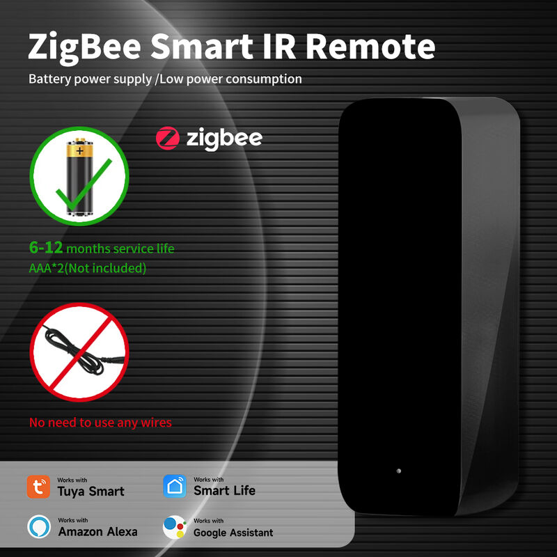 SIXWGH Νέο TuyaZigbee Smart IR τηλεχειριστήριο Παγκόσμιο AC / TV Blaster Alexa Google Home Συμβατότητα μπαρ Γκαράζ μπαταρία αυτοκινήτου