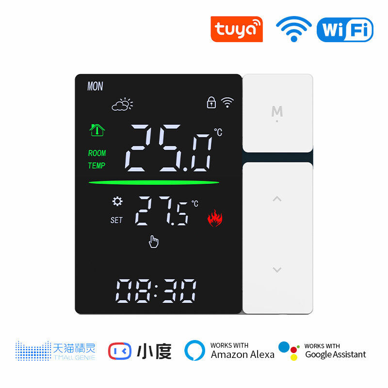 Ελέγχος θερμοστάτη SIXWGH Smart WiFi για θέρμανση νερού LED οθόνη αφής ηλεκτρική θερμοκρασία