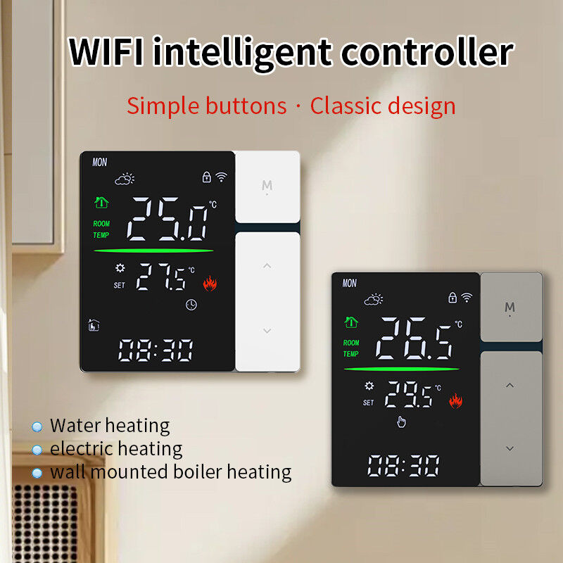 Ελέγχος θερμοστάτη SIXWGH Smart WiFi για θέρμανση νερού LED οθόνη αφής ηλεκτρική θερμοκρασία