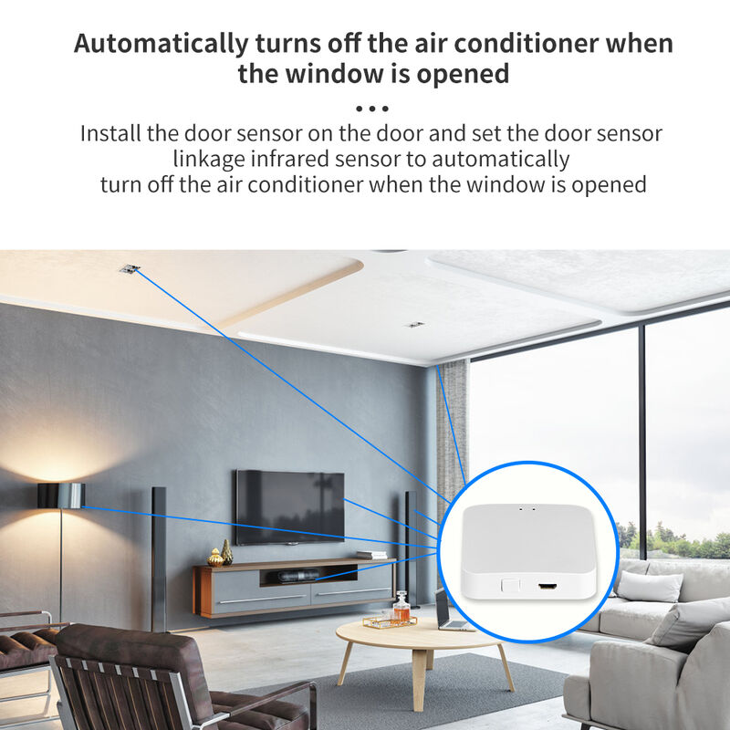 SIXWHG Tuya Smart Life Alexa Έξυπνος κόμβος οικιακού δικτύου Gateway Πολυλειτουργικός Έλεγχος νοημοσύνης ολόκληρου του σπιτιού για συσκευές Bluetooth Zigbee