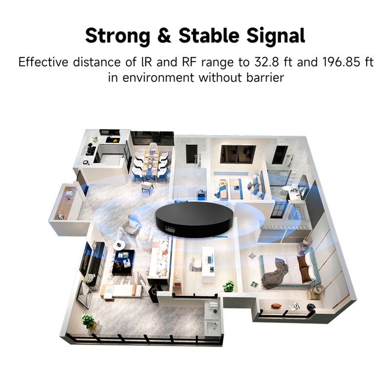 Smart WiFi IR RF Universal Remote | Tuya 2-in-1 IR & RF Controller, 315/433MHz Smart Home Hub