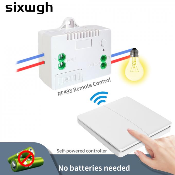 Ασύρματος διακόπτης διακοπτών RF433MHZ RF τοίχων SIXWGH ασύρματος 1