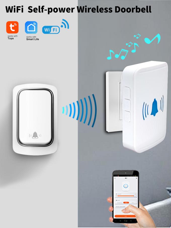 IP44 Tuya έξυπνο Doorbell της ΕΕ ΗΠΑ UK κουδούνι πορτών βουλωμάτων αδιάβροχο 0